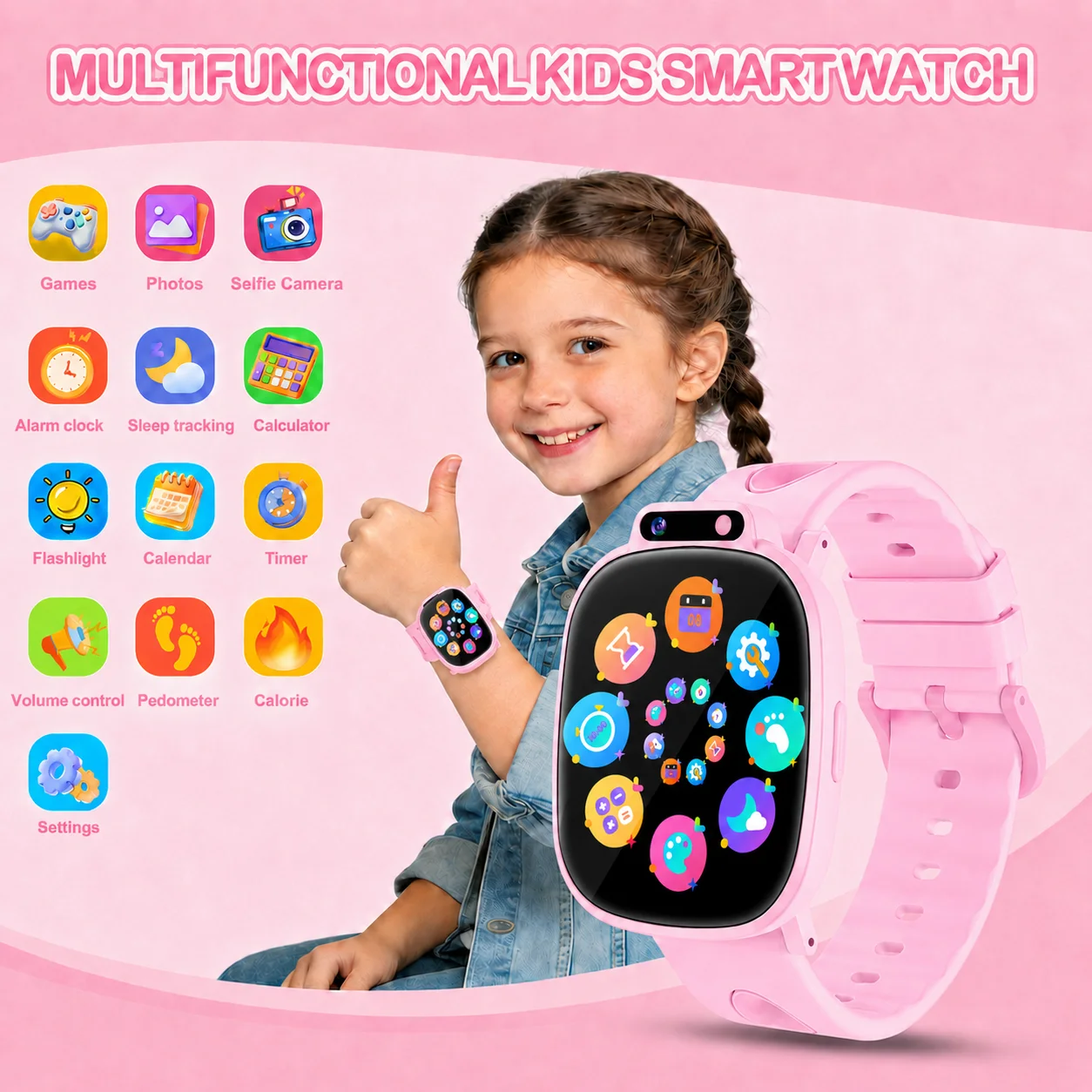 LAXASFIT Kids Game Watch 1.88