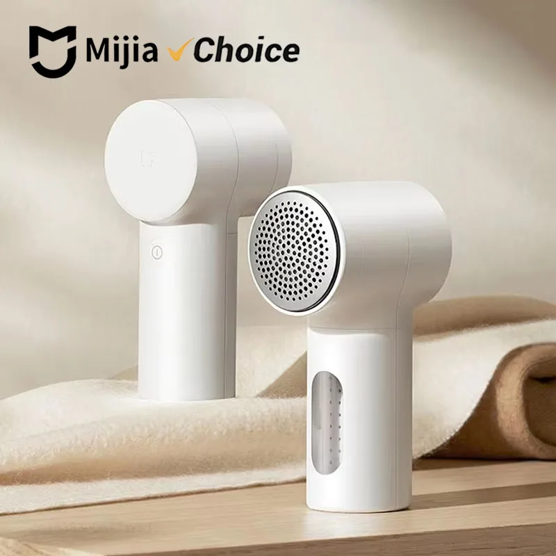 Mijia Lint Remover 2, 6-leaf Blade, USB Rechargeable, Fuzz Fabric Shaver Electric Pellet Fluff Remover for Clothing