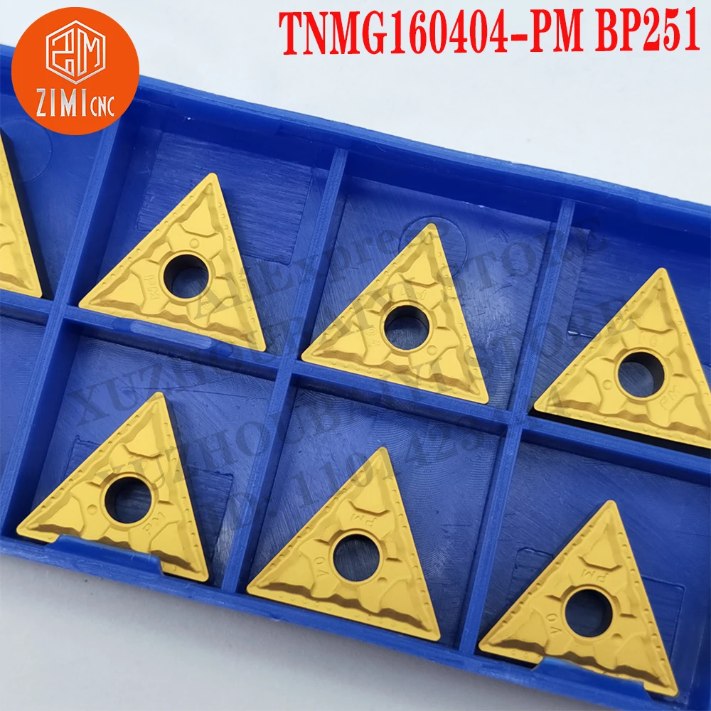 TNMG160404-PM BP251 TNMG 160404-PM إدراج كربيد أدوات تحول أداة CNC أداة قطع المخرطة تحول شفرة ميكانيكي مخرطة معدنية