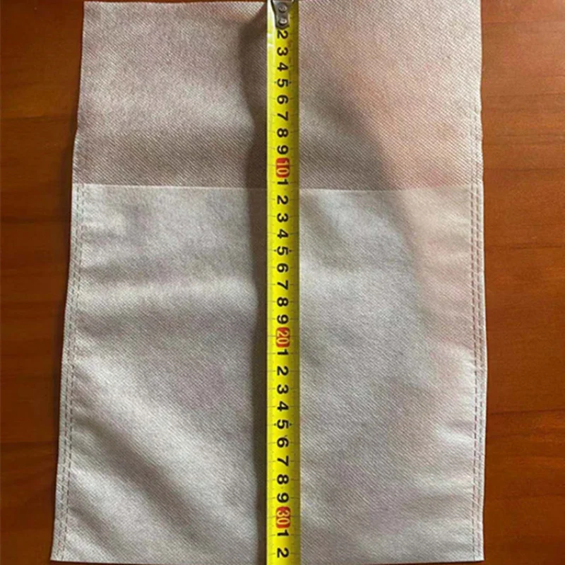 Custom Bulk White Underwear Packaging Bags High Breathability Dustproof Moistureproof Non-woven Fabric Bags In Stock