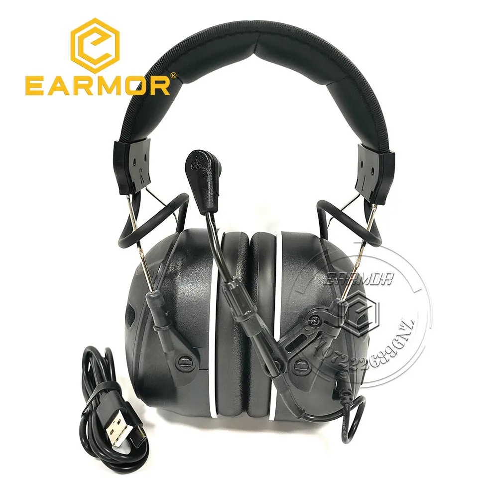 EARMOR C51 Wireless Bluetooth voice pickup and noise reduction headset Tactical communications headset shooting earmuffsNRR26