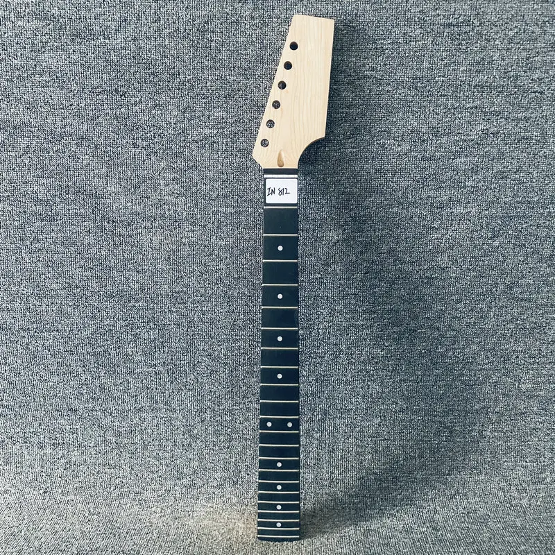 IN812 DIY Guitar Parts Custom Order Electric Guitar Nec 6 Strings Maple+Rosewood Headstock Uncut for ST Guitar Replace