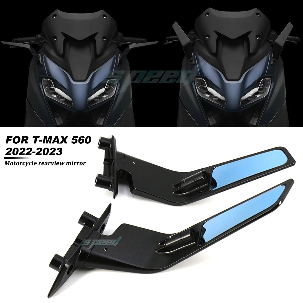 

For YAMAHA T-MAX560 T-MAX 560 TMAX560 New Motorcycle Rear View Mirrors Adjustable Aluminum Mirror Accessories TMAX 560 2022 2023