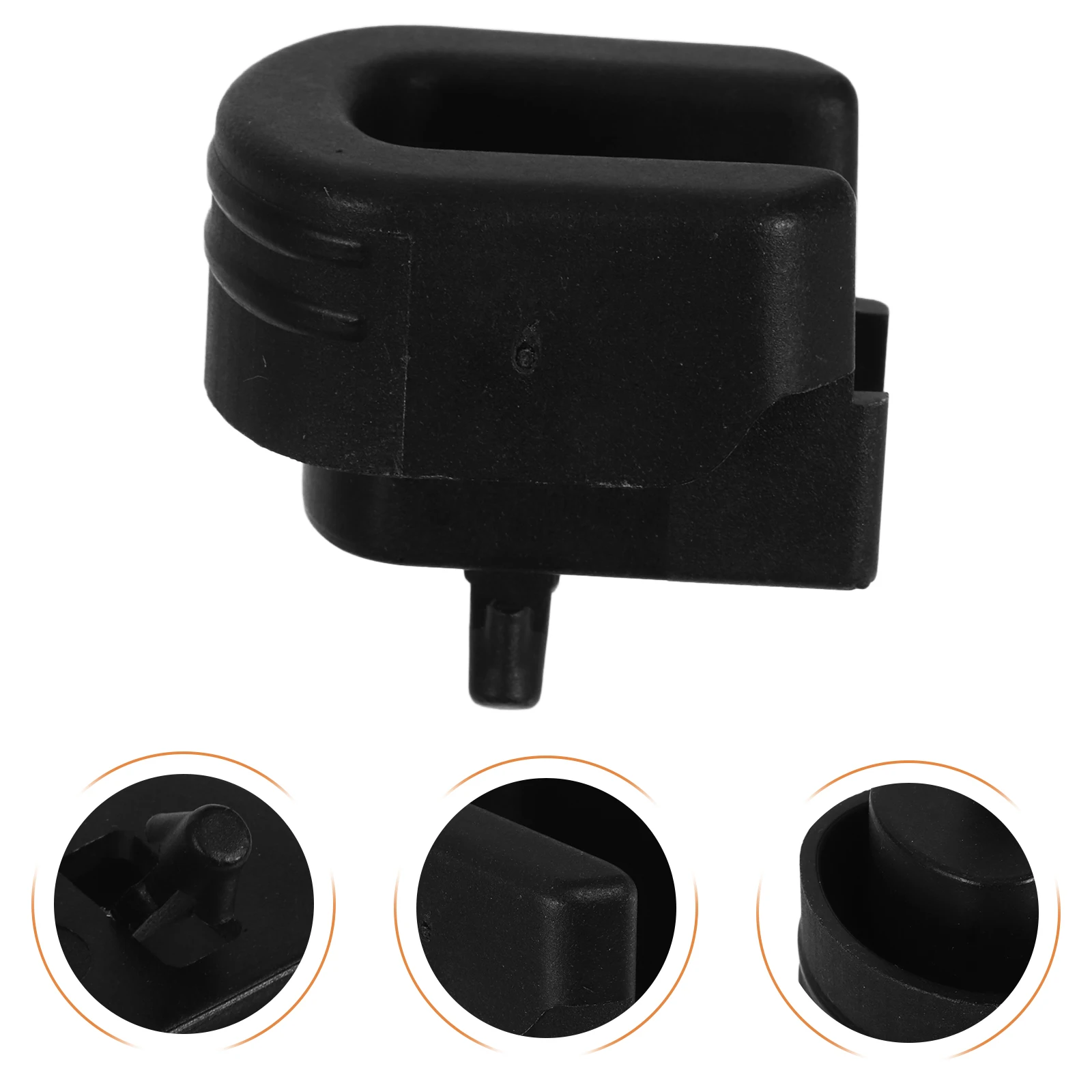 

Tailgate Bushing Assist Replacement Heelpiece Door Rear Right Passenger Black Side