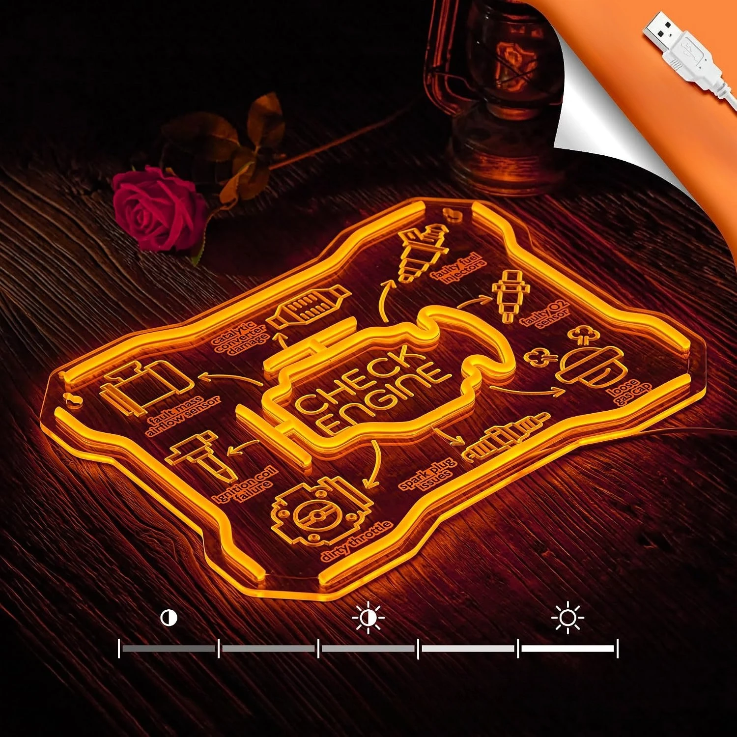 Letreiro Neon LED USB para Ver - Auto Repair Shop Signs avaliação e preço