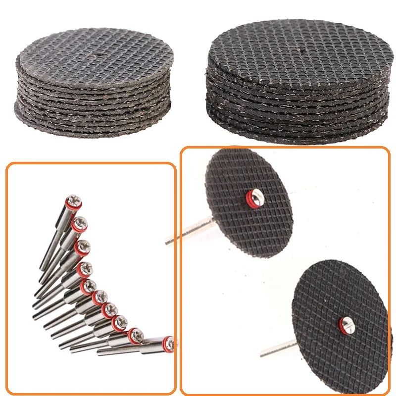 

10/11Pcs 32/38MM Metal Cutting Disc Dremel Grinder Rotary Tool Circular Saw Blade Wheel Cutting Sanding Disc Grinding Wheel