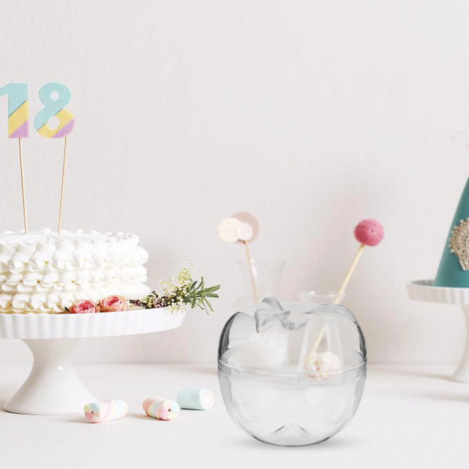 

10pcs Christmas Apple Gift Box Apple-Shaped Candy Container For Wedding Birthday Party Favors Treats Storage Case Festival