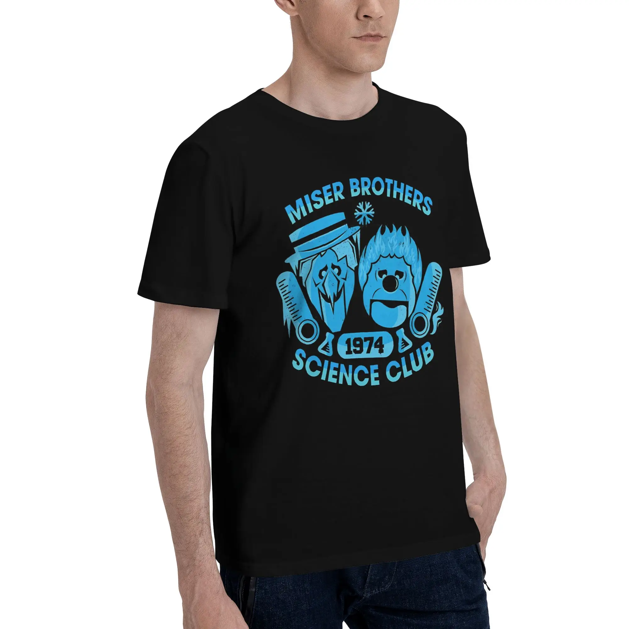 science club ugly Novelty 100% Cotton T-Shirt Miser Brothers Tees Tops For Men