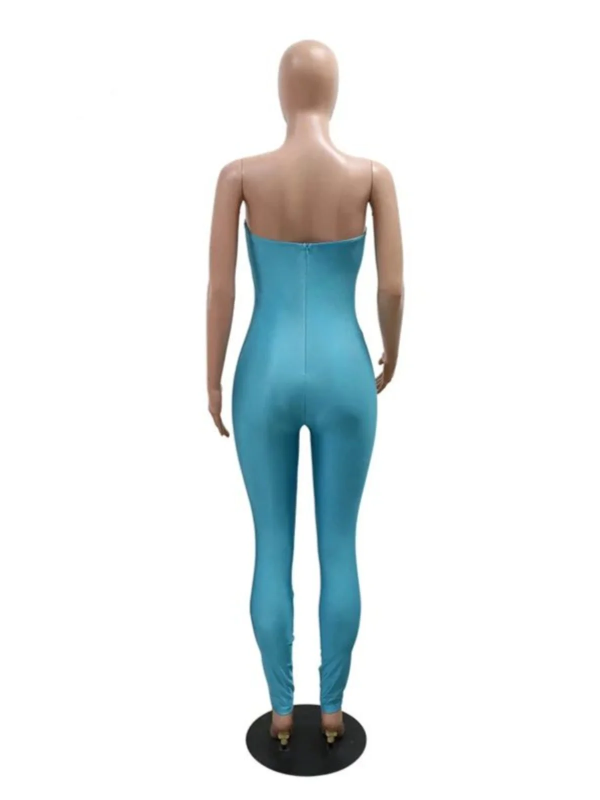 Slim Fit Me Strapl Jumpsuit Damen Street Sle Freizeithose l Taille Lange Hose 2024 Sommer Faion