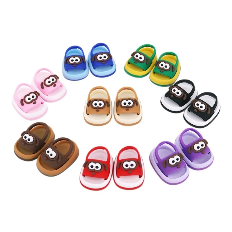 【Nur Schuhe】Niedliche Mini-Puppenschuhe geeignet für LABUBU 10cm & 15cm Zubehör, Baumwollpuppen-Zubehör – Detail 5