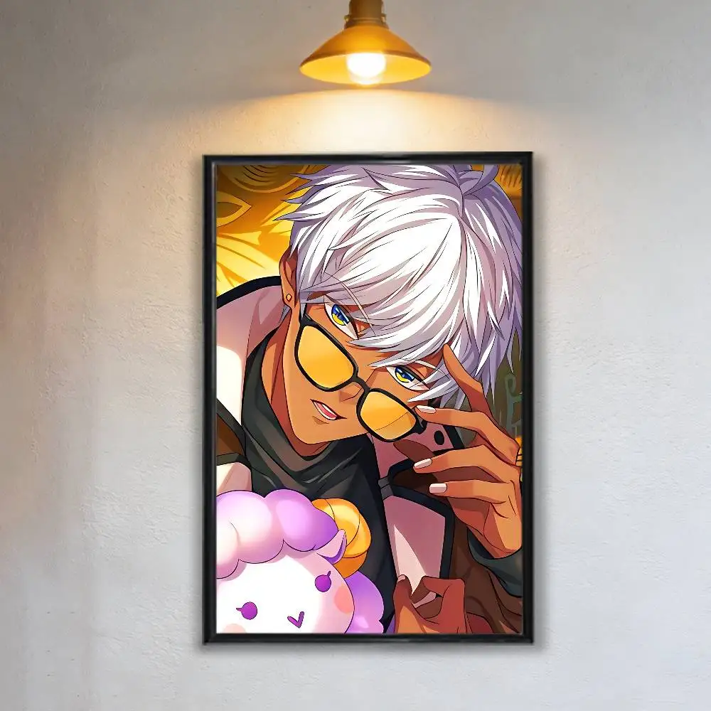 dominant CEO Lucifer Mammon Obey Me Poster Trendy Wall Art For Coffee Office Bar Decoration Best Gift Good Sticker Printed