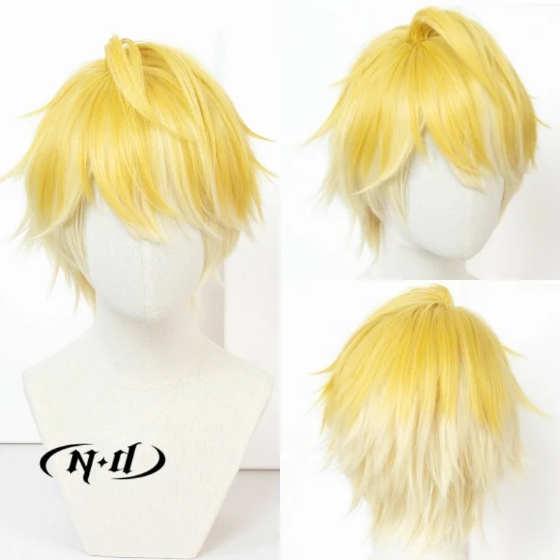 ND Sonny Brisko Cosplay Wigs Hairpiece VTuber Cosplay Hair Wigs for Comic Con Coser Costume Theme Party Heat Resistant Synthetic