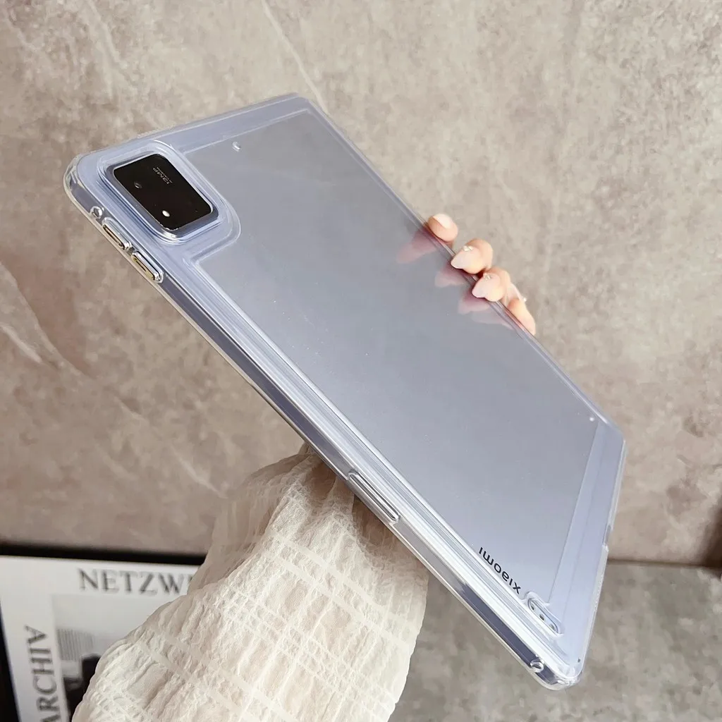 Capa para xiaomi pad 7 7pro 11.2 polegadas acrílico tpu transparente à prova de choque capa macia para xiaomi 5 6 pro redmipad se 11 polegadas