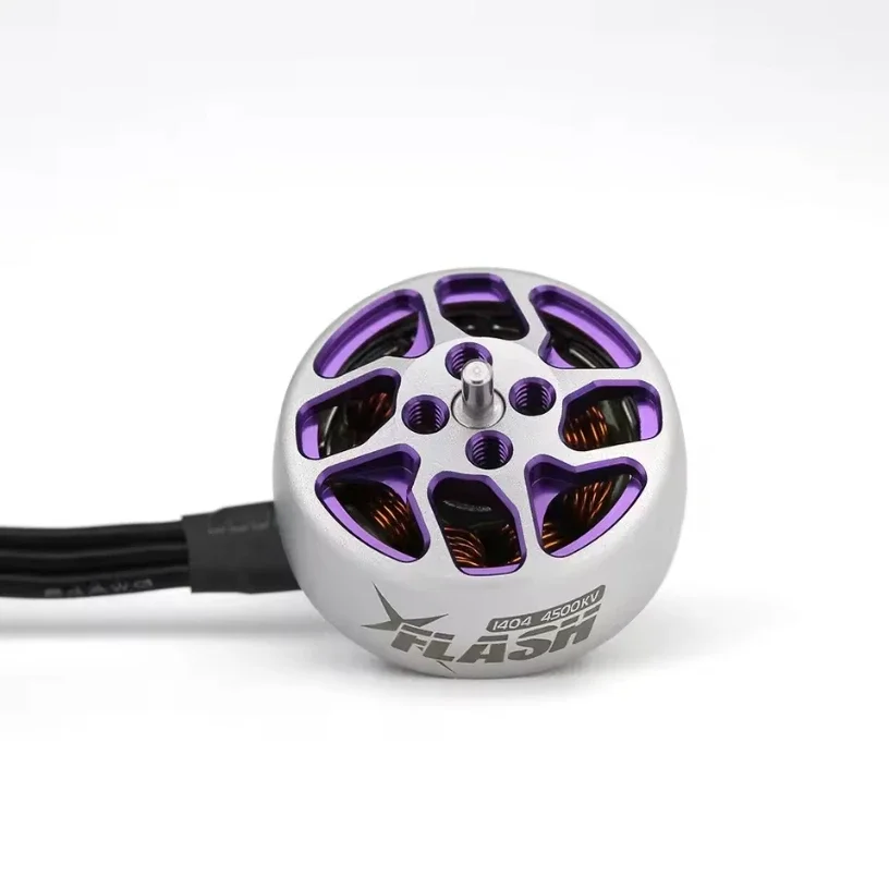 4 Uds FlyFishRC Flash 1404 4500KV Motor sin escobillas 2 ~ 4S eje de 2mm para RC Dron de carreras con visión en primera persona Quadcopter