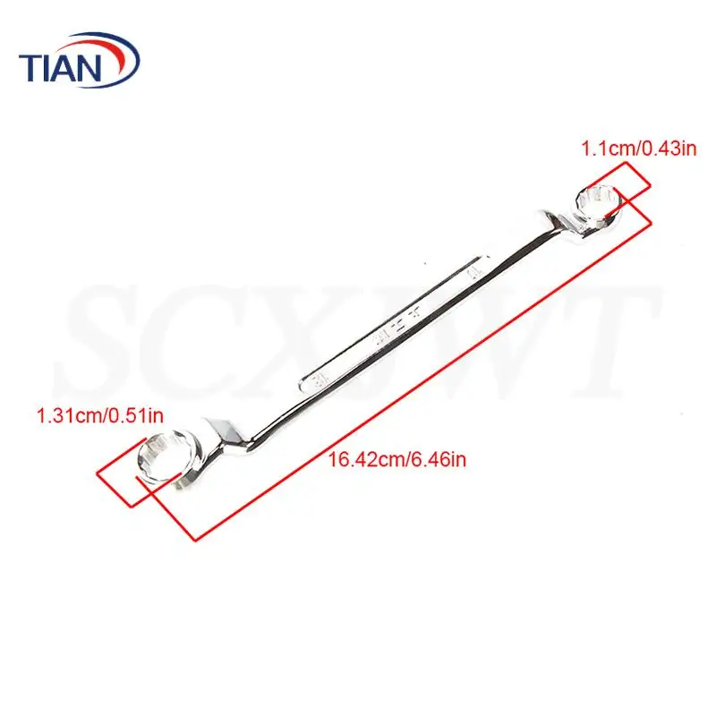 NEW Multi functional double headed wrench, double headed plum blossom wrench, heat treated quenched eccentric ring wrench