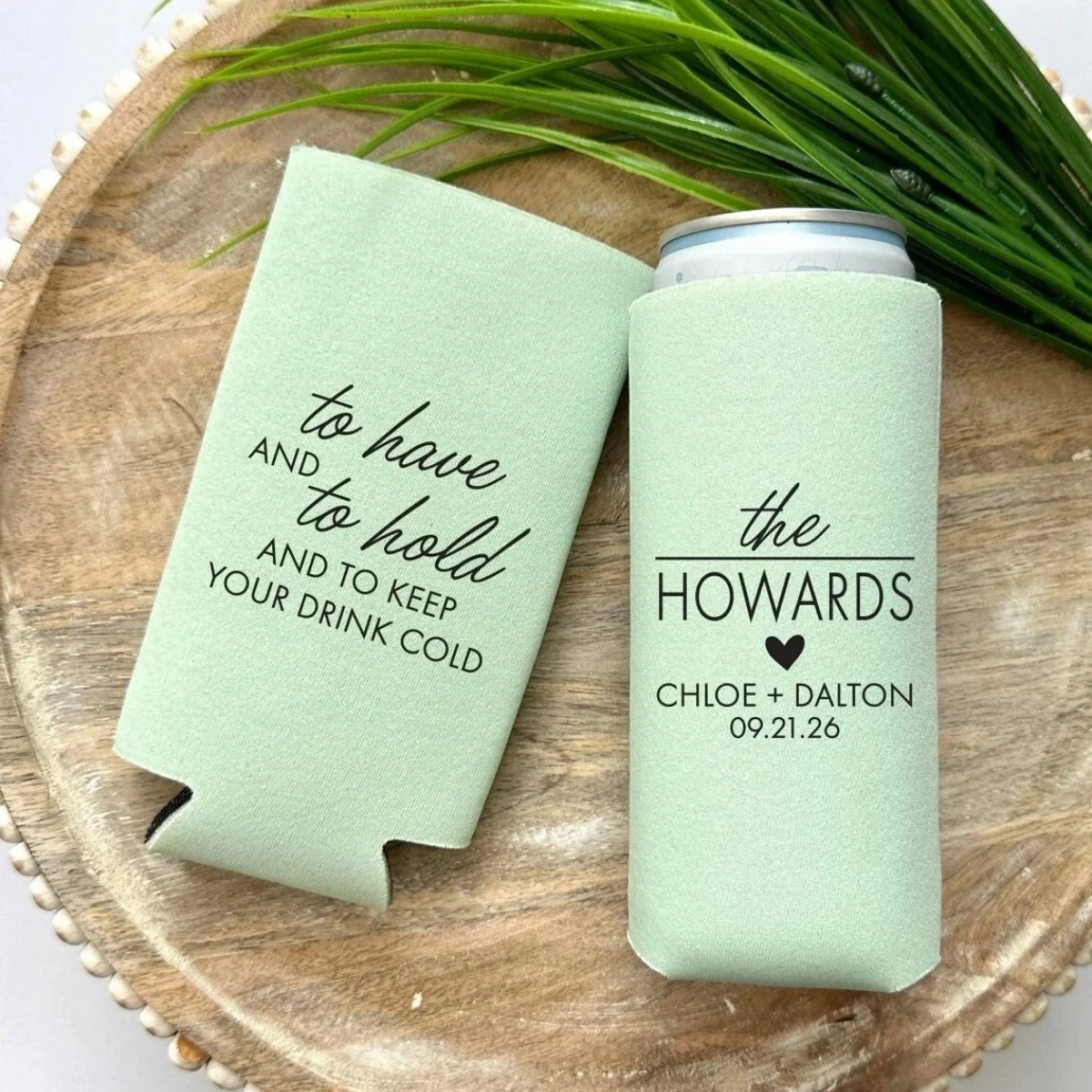 

10/20/30 шт. Тонкие охлаждающие устройства для свадебных банок на 12 унций, которые можно держать и чтобы сохранить свои напитки Холодные напитки Huggies, персонализированные мы