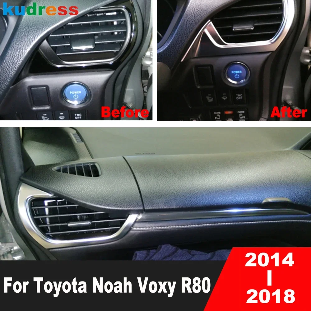 

Для Toyota Noah Voxy 2014 2015 2016 2017 2018 2019 2020 2021 автомобильный передний кондиционер, вентиляционная крышка, отделка, аксессуары для интерьера
