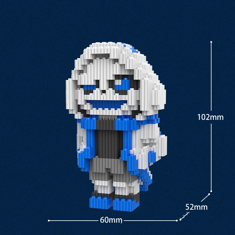 Undertale Figure Ink!sans Building Blocks Figure Styles Assemble Gifts For Kids Ink Figure For Men Model Doll Handmade Toys