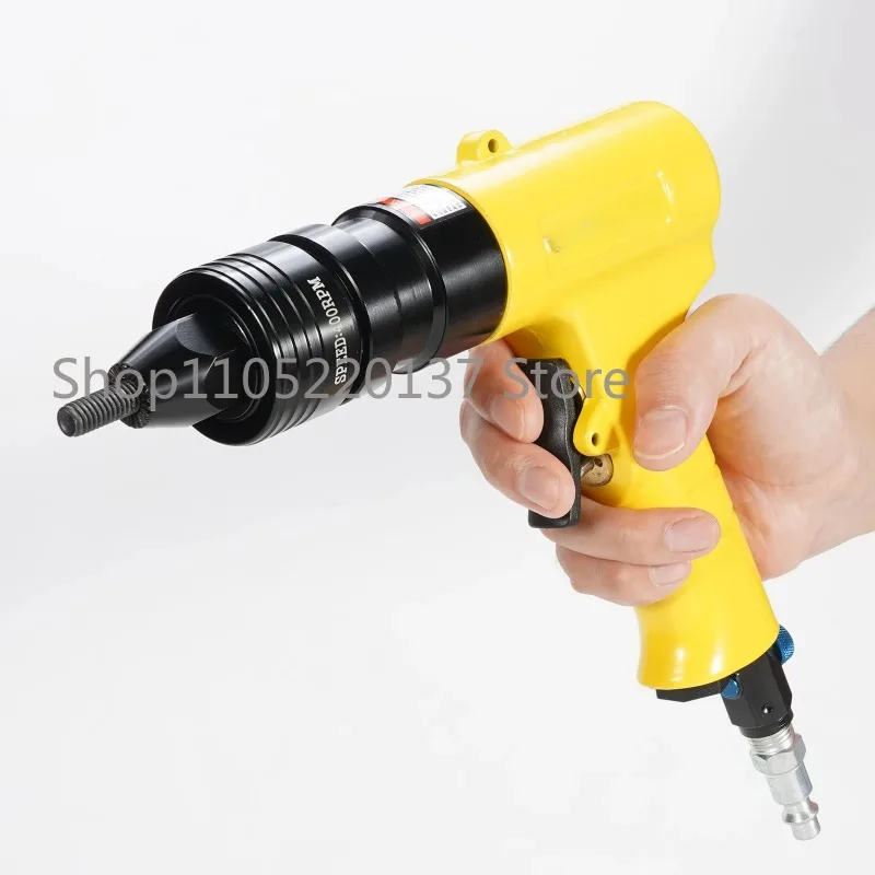 Pneumatic Rivet Nut Gun Insert Threaded Pull Setter Riveters Riveting Nuts Rivnut Tool for M3 M4 M5 M6 M8 M10 M12