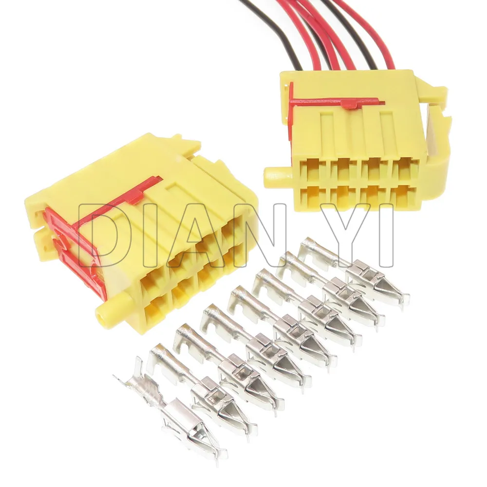 

1 Set 8 Way Auto Cable Harness Socket 928583 AC Assembly Plastic Housing Connector 3.5mm