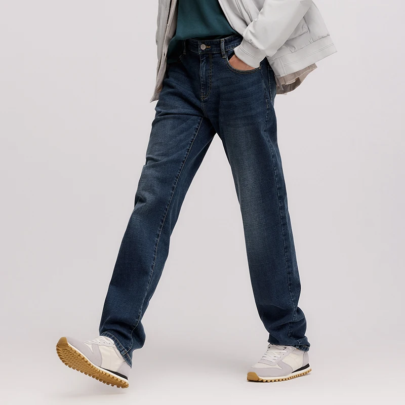 Semir-calça jeans preta masculina, jeans retrô, angustiada, lavada, perna reta, simples, versátil, inverno, novo, 2022