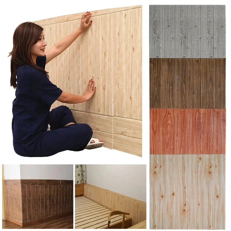 3D Wallpaper Wall Stickers Self-Adhesive Foam Panel Home Decor for Living Room Bedroom Ceiling TV background wall decor Wall Art