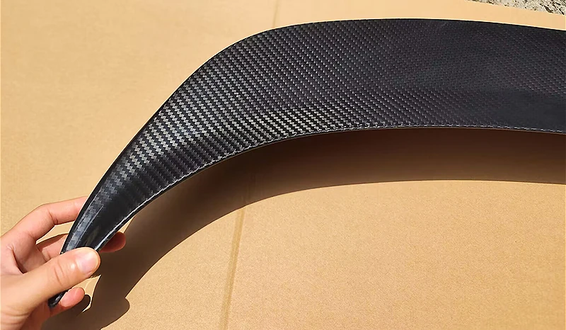 Glossy dry carbon surface