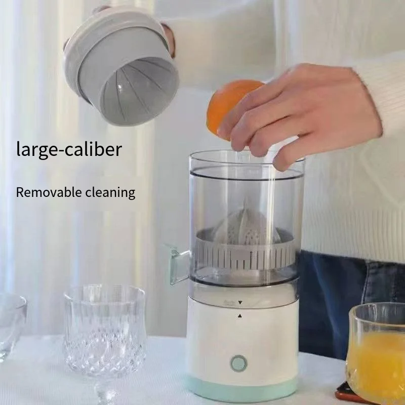 Portable juicer can handle all kinds of fruits, rechargeable is a must-have for travel