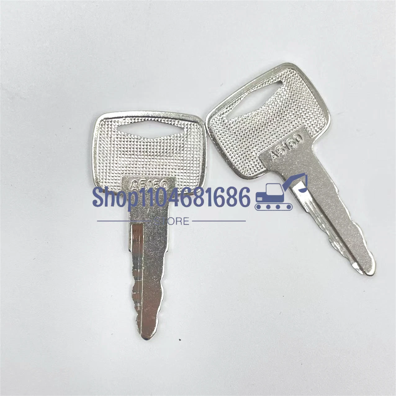 

2 Pcs A5160 Ignition Key for Mitsubishi Caterpillar F G Series Forklift 91A07-01910 Lift Truck