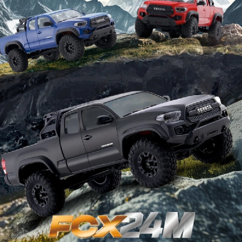 FMS تاكوما FCX24M محاكاة صغيرة الحجم 1/24 التحكم عن بعد تسلق مركبة RC على الطرق الوعرة مركبة نموذج التحكم عن بعد