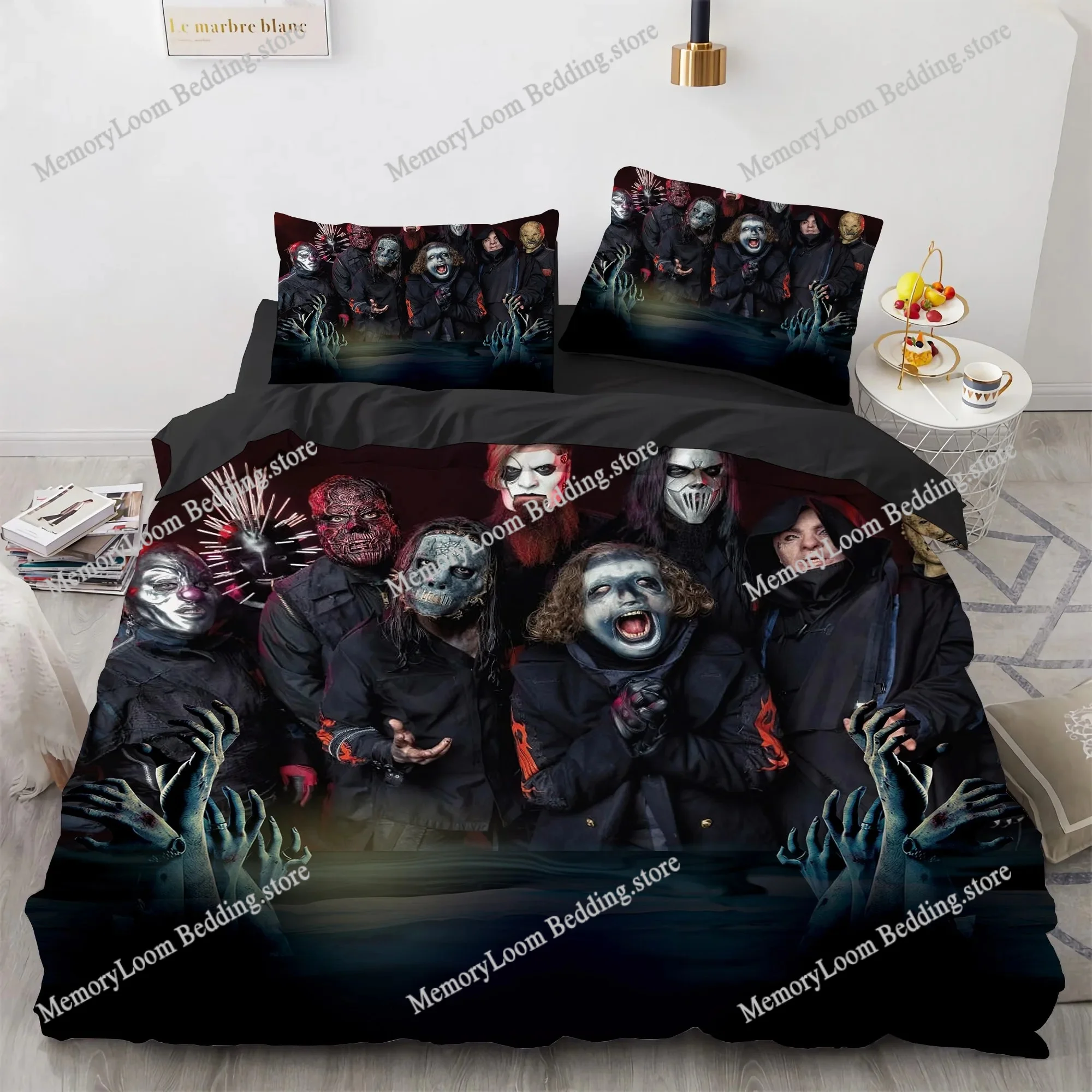 3D Printing Trendy Soft Resident-Evil Game Bedding Set Duvet Cover Pillowcase Comforter King/Queen Size Boys Adult Bed Set view 3