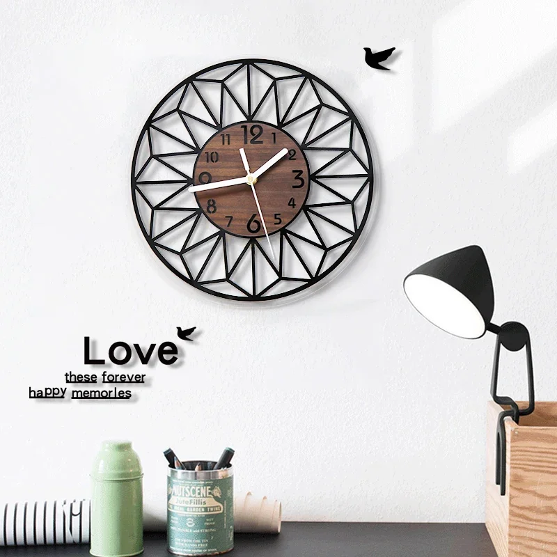 

Creative Wall clock, silent wall clock, simple living room decoration watch, fashionable Nordic style