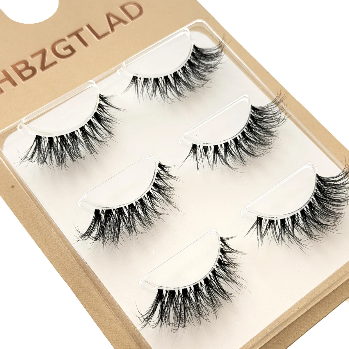 NEU 3 Paar 3D Nerz-Wimpern mit unsichtbarem Band, natürliche 5D Nerz-Wimpern, schwarze Nerz-Kunstwimpern, volle Wimpernbänder, wiederverwendbar – Detail 13