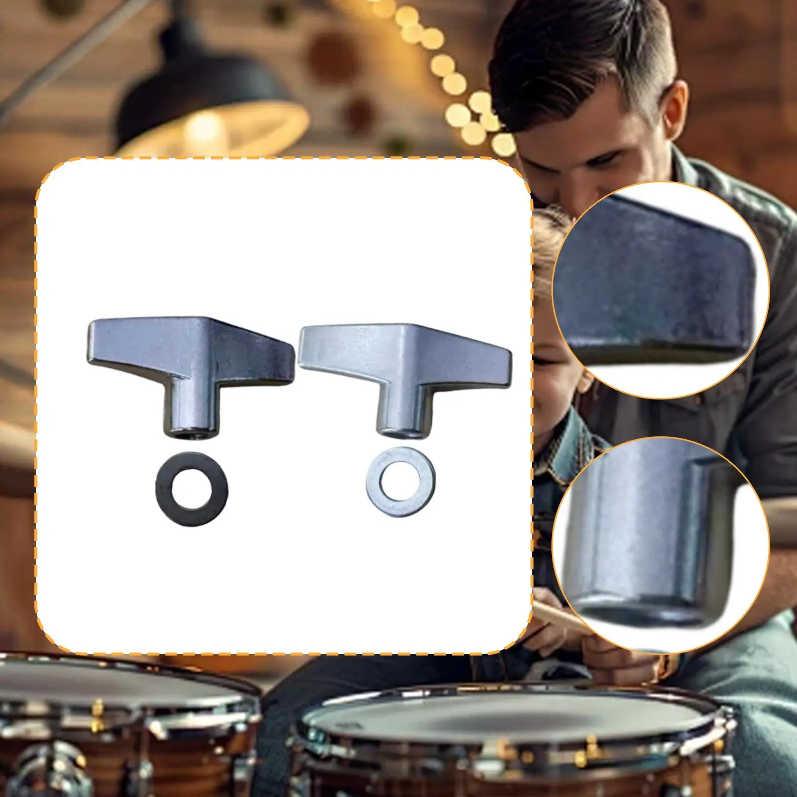 أداة إصلاح أجهزة الطبل بجناح الفراشة، مقبض الفراشة، سهل التركيب #3