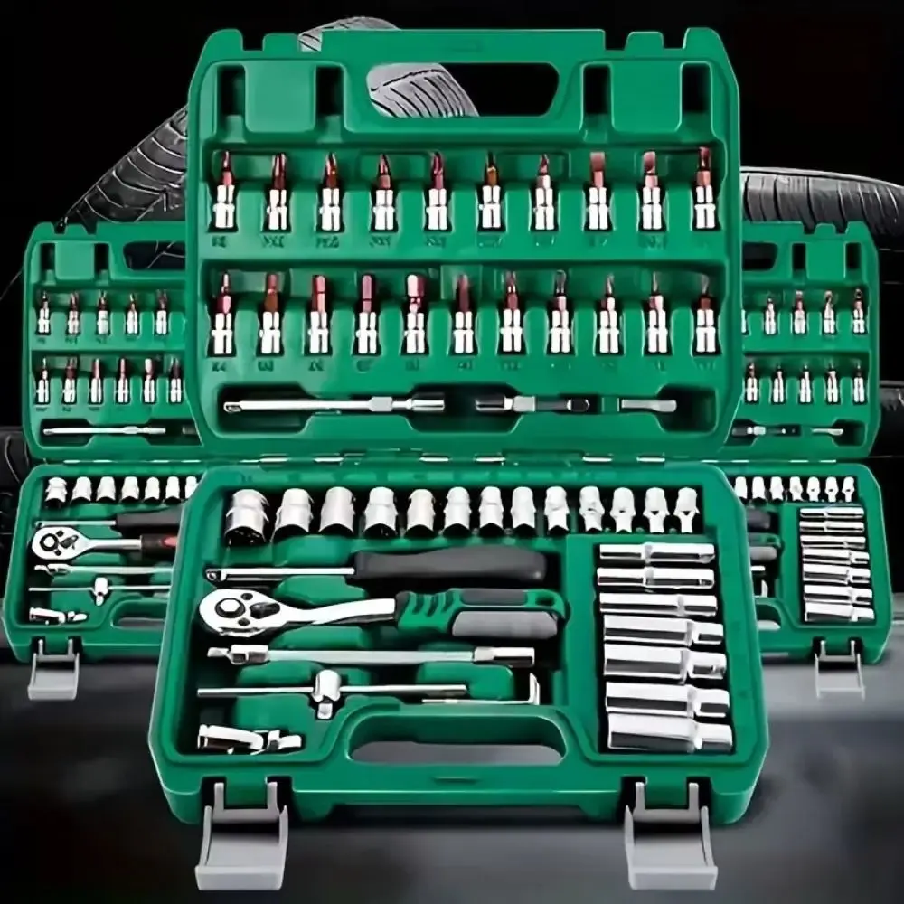

Strong Toughness Precision Screwdriver Anti-slip Wear-resistant Ratchet Wrench Set Flexible Head Durable