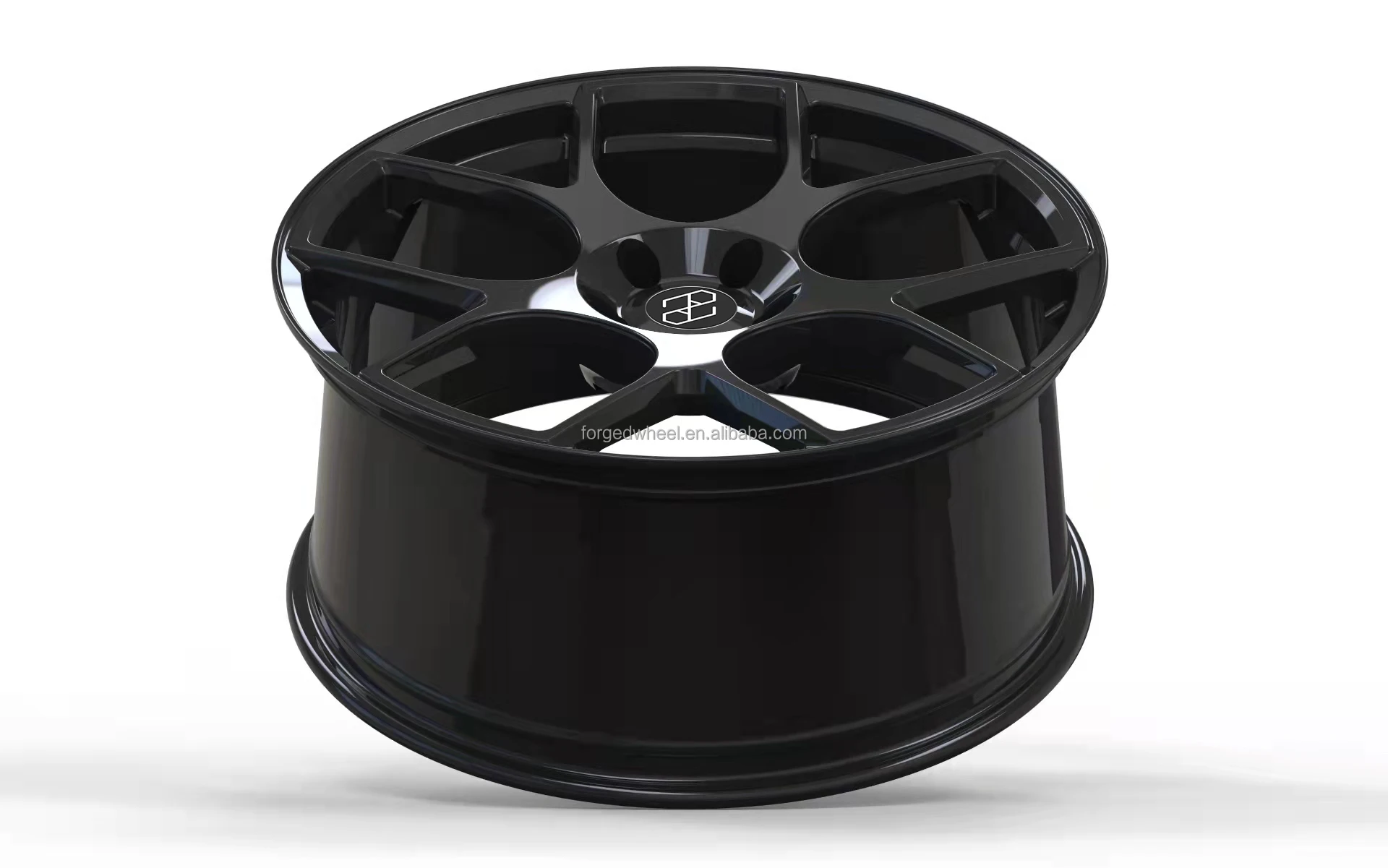 For  Gloss Black 5 Double Spoke Monoblock 22 Inch 5x127 5 Wheels for Jeep Grand  Cherokee 2014