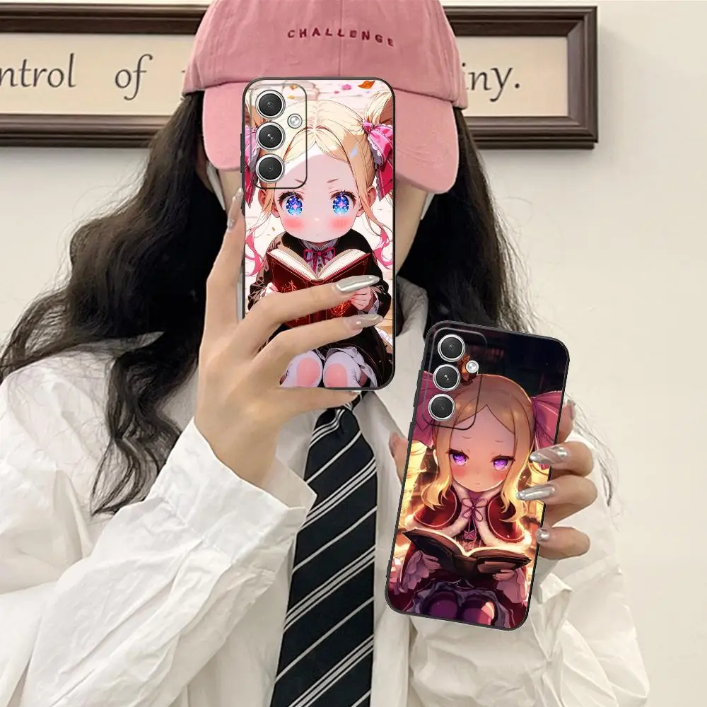 ReZero Beatrice Mobile Phone Case for Samsung Galaxy S25 S24 S23 S22 S21 S20 Note20 Plus FE Ultra Colour Cover Cover Luxury