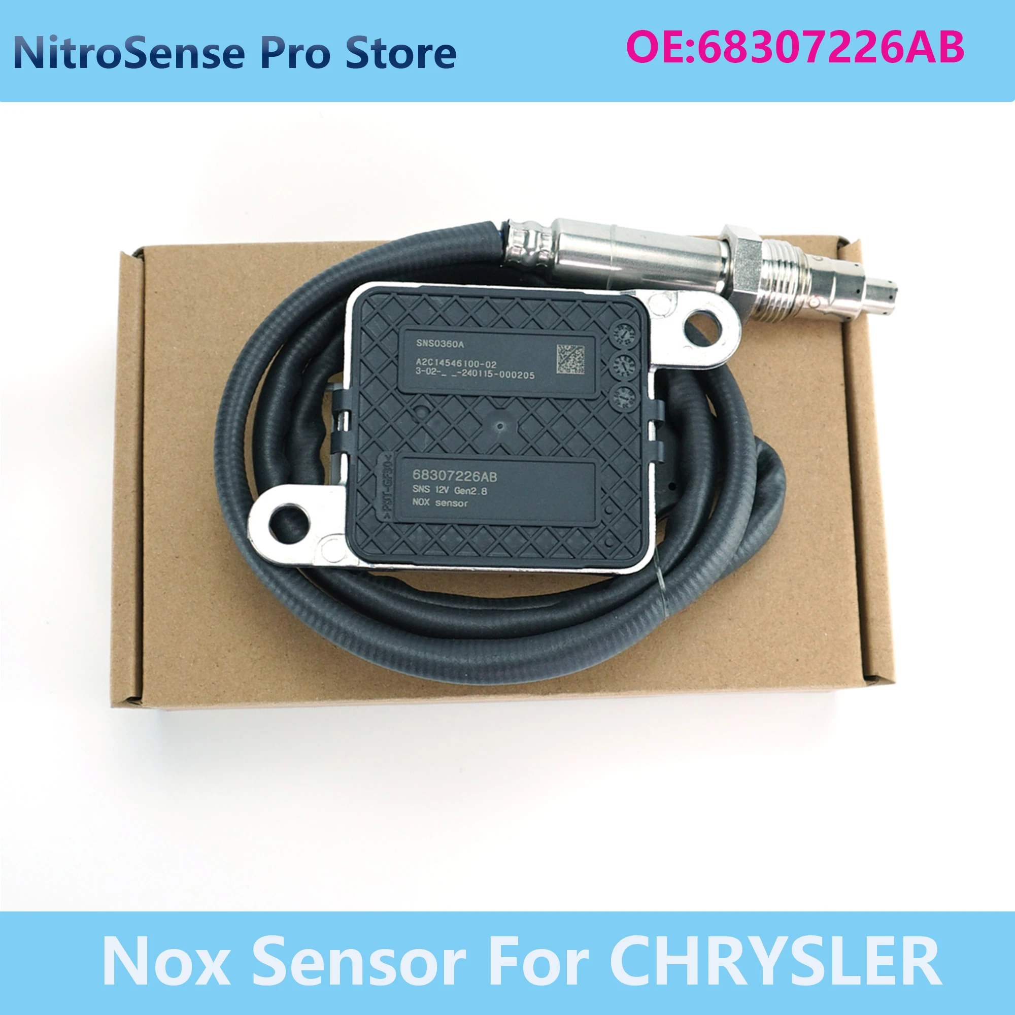 

68307226AB SNS0360A Nox Sensor New Nitrogen Oxide Sensor for CHRYSLER 12V For Dodge Ram 2500 3500 6.7L Diesel Engine Truck Parts