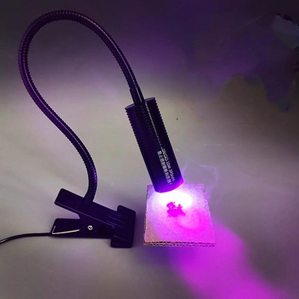 Lámpara de curado ultravioleta UV, luz puntual de 395nm, 405nm, 356nm, pegamento sin sombras, resina de aceite verde, reparación de teléfonos, PCB, curado de manicura DIY