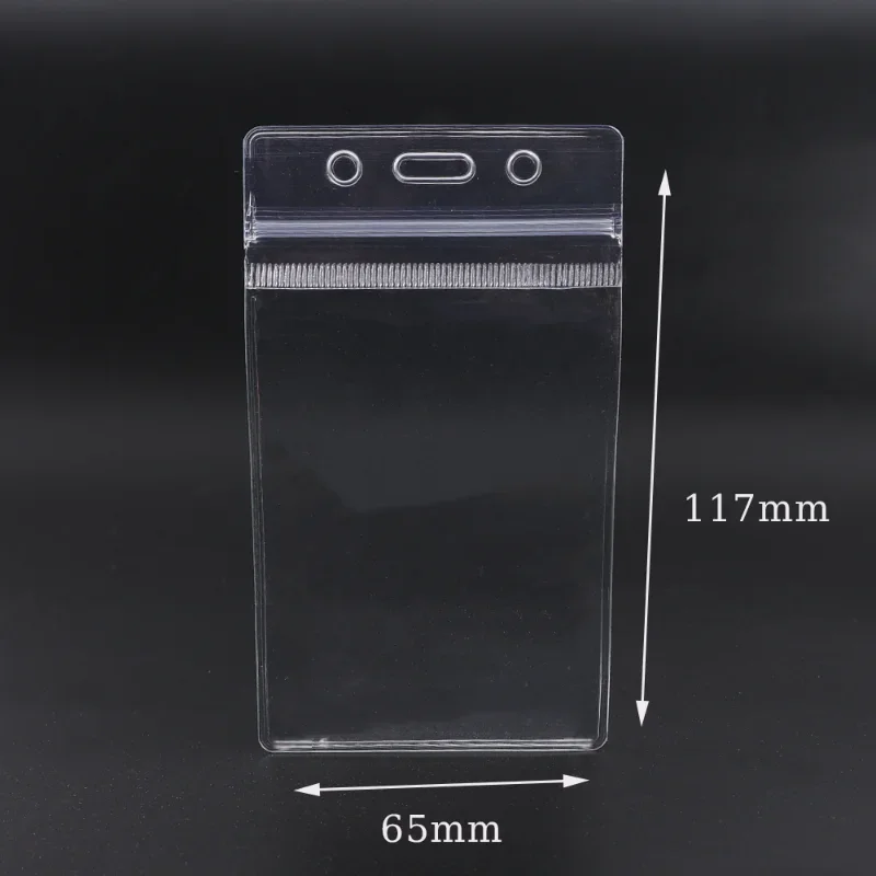 1/20Pcs Waterproof Transparent Card Holder Plastic Protector Case Business Bus Bank Credit Card Protector ID Card Badge Holder