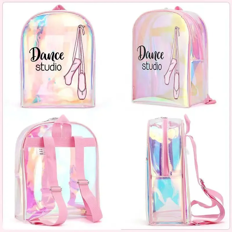 Borsa da ballo per balletto per ragazze borsa da Ballerina Toddler Daypack ginnastica danza latina Yoga Tap Dance Jazz Storage Duffel Backpack