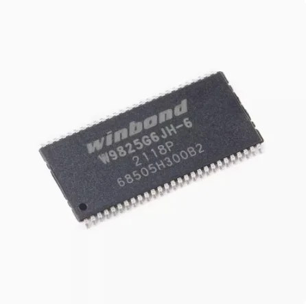 1PCS Genuine SMT W9825G6JH-6 TSOPII-54 256M-bits SDRAM Memory Chip