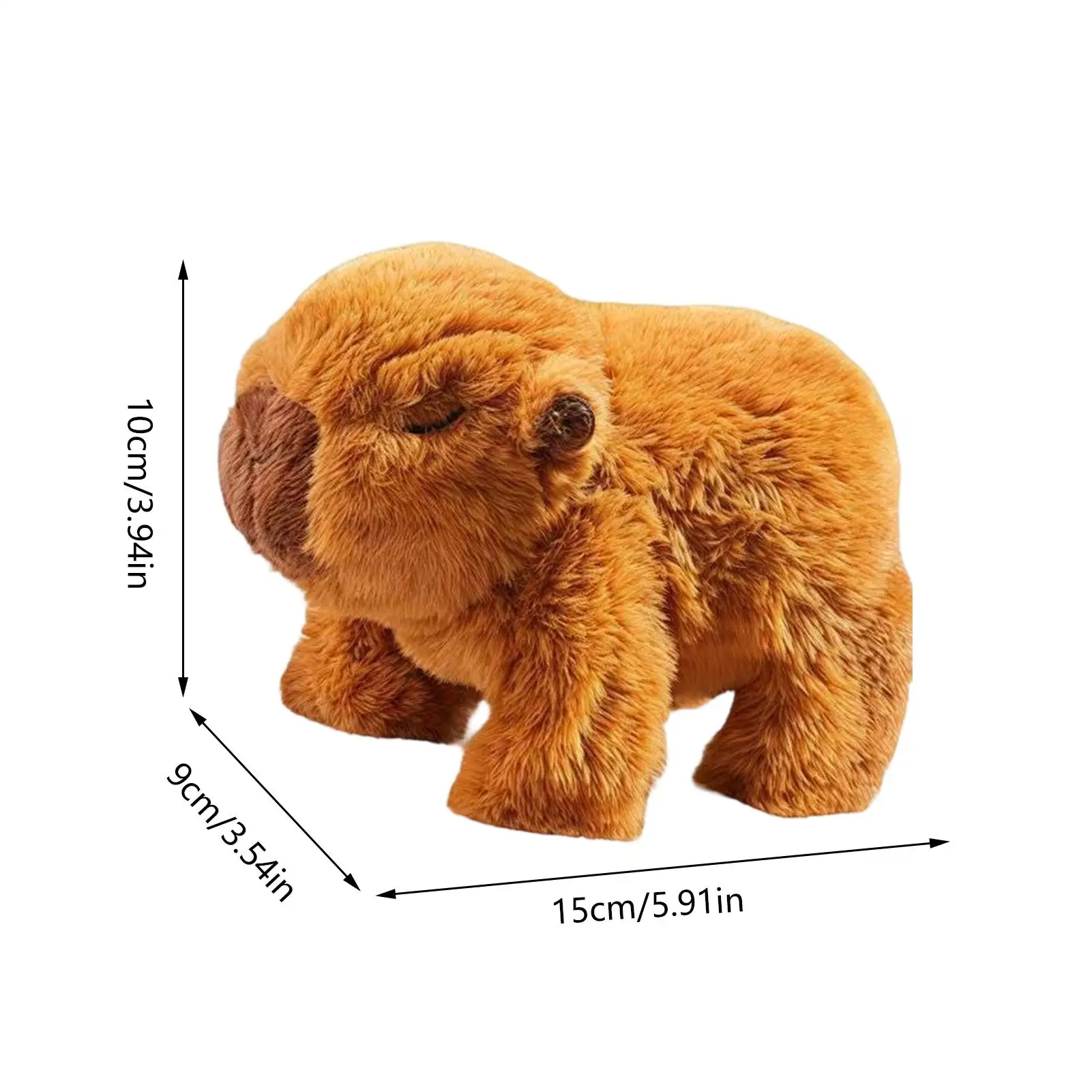Walking Capybara Toy Interactive Pretend Play Walking Capybara Electronic Toy Pet For Kids Boys Girls Preschoolers Children