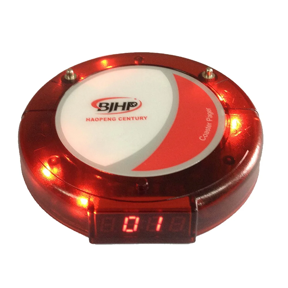 ZXY Long Range Wireless Coaster Paging Queue Management System for Restaurant
