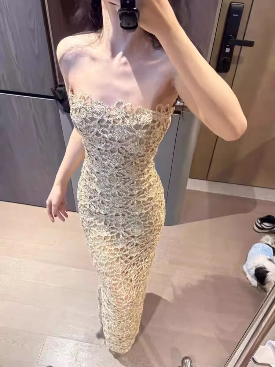 

Платье с тяжелой вышивкой и кружевными бретелями, с вырезами, приталенное, облегающее, с юбкой, для дня рождения, элегантное, женственное