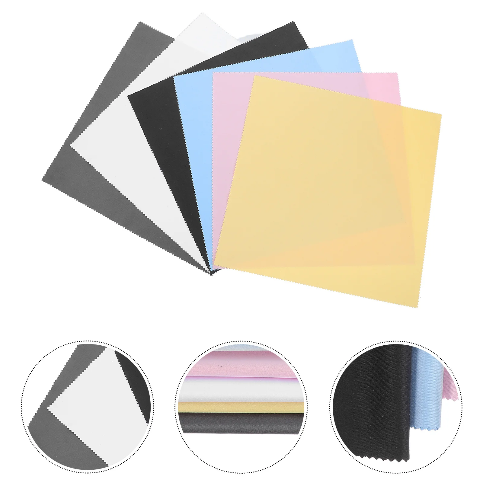 

6pcs 30X30Cm Extra Large Microfiber Cleaning Cloths Super Absorbent Reusable For Car Washing Kitchen Counter Glass Screen Drying