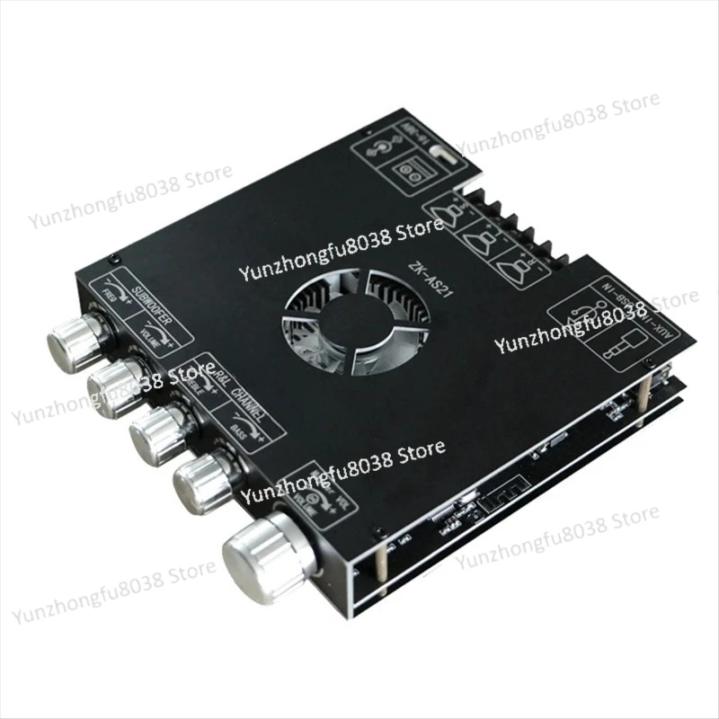 

New TPA3255 Bluetooth Digital Amplifier Board ZK-AS21 2.1 Channel Portable Practical Multifunctional Amplifier Board