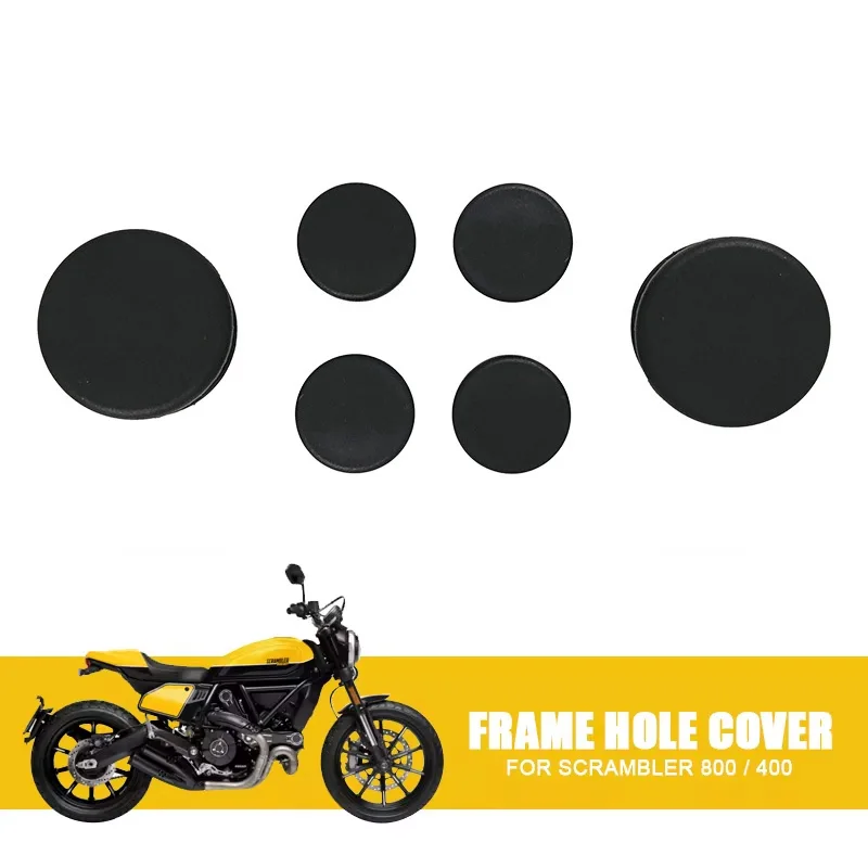 

Крышка отверстия рамы для Ducati Scrambler 400 800 2014 2015 2016 2017 2018 2019, мотоциклетные крышки, Набор декоративных крышек рамы