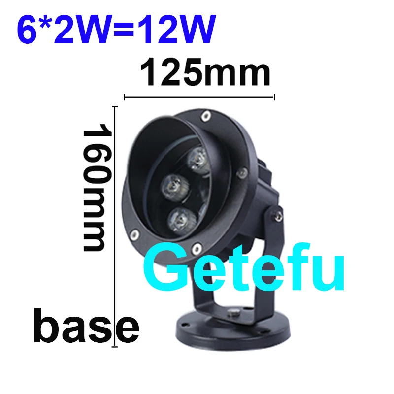 Led Landschapsverlichting 12W 18W 24W Buiten Schijnwerpers Spike Spotlight Dc 12v 110V 220V Tuinlamp Rgb Led Gazon Licht Boom Lamp