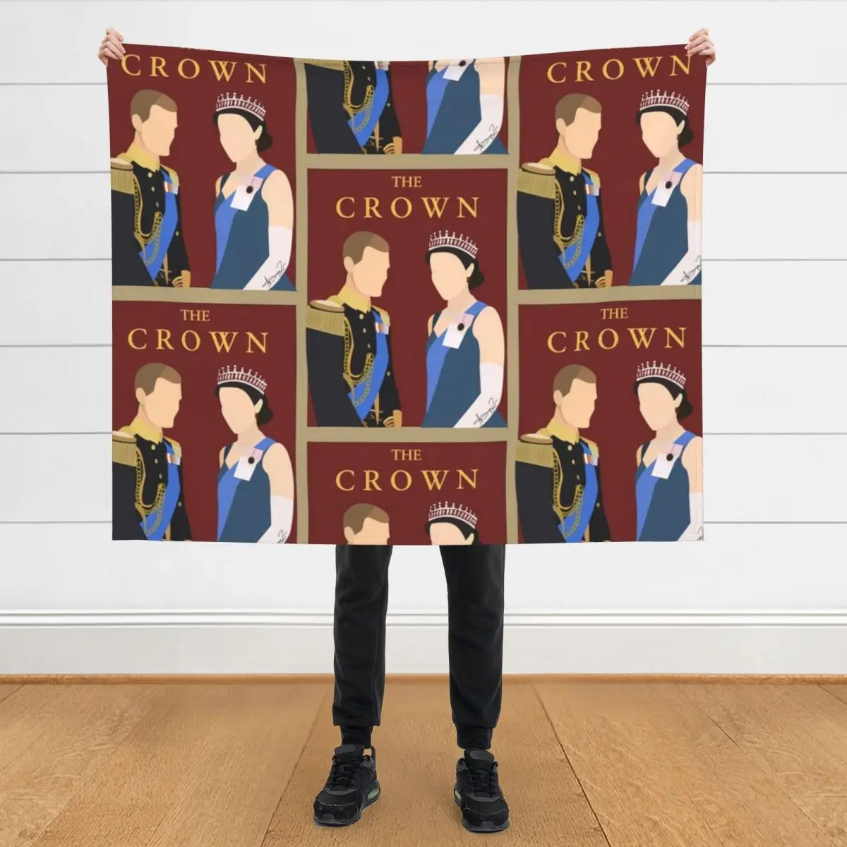 

the crown Throw Blanket Warm Quilt Blankets Sofas Of Decoration Blankets
